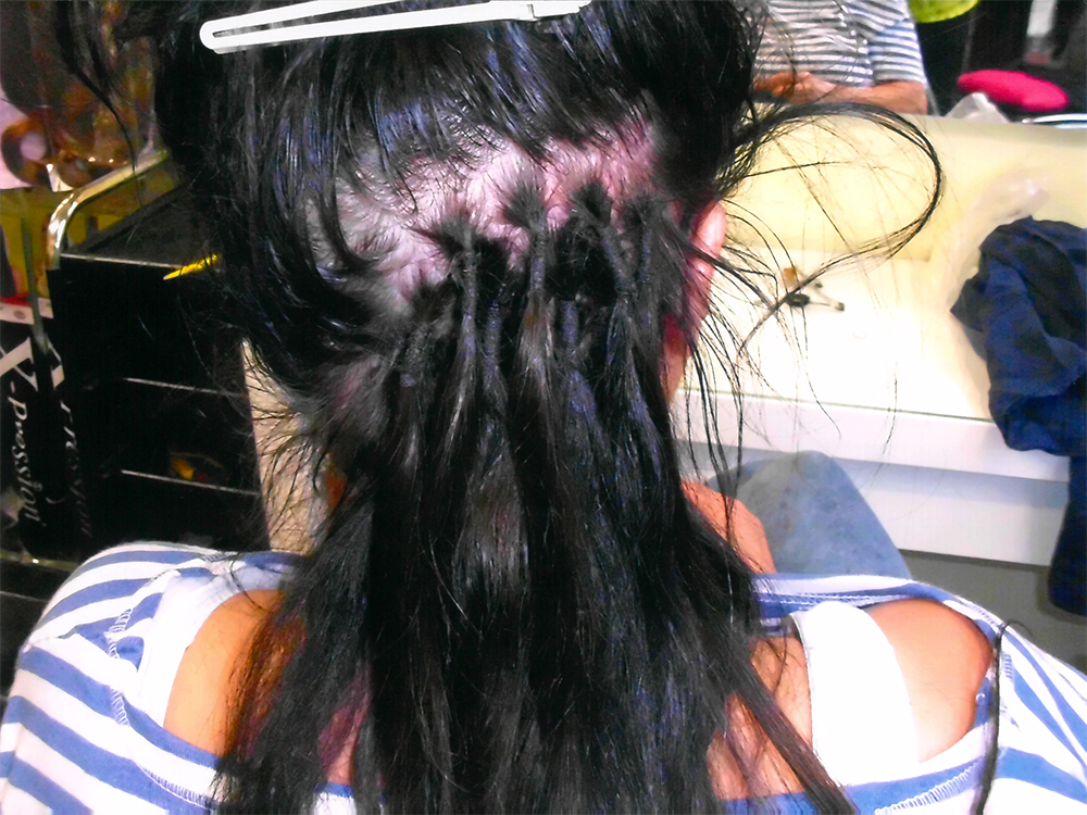 Open Braids bei Rhoda Millner Friseursalon Gelsenkirchen