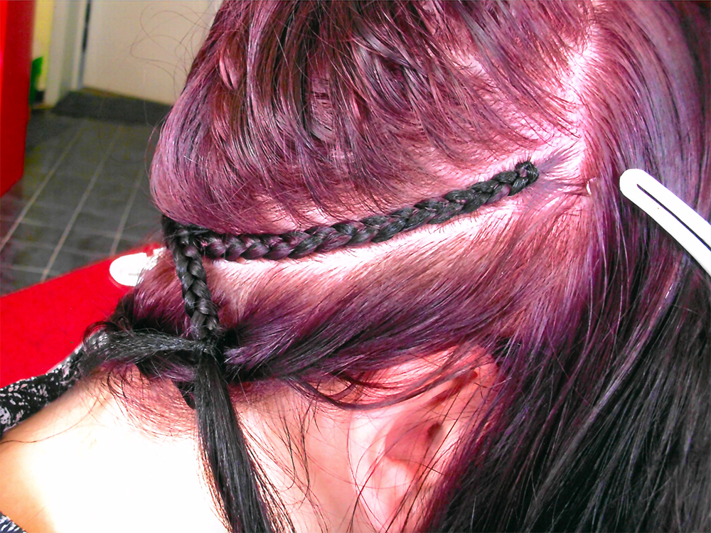 Tressen bei Rhoda Millner Friseursalon Gelsenkirchen